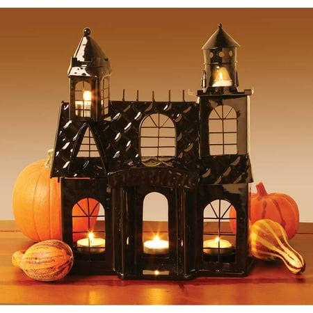 target haunted house castle candleholder tealight metal|Haunted House : Halloween .